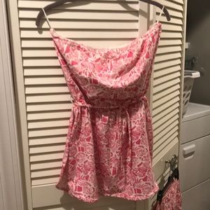 Lilly Pulitzer two piece cotton bathing suit.